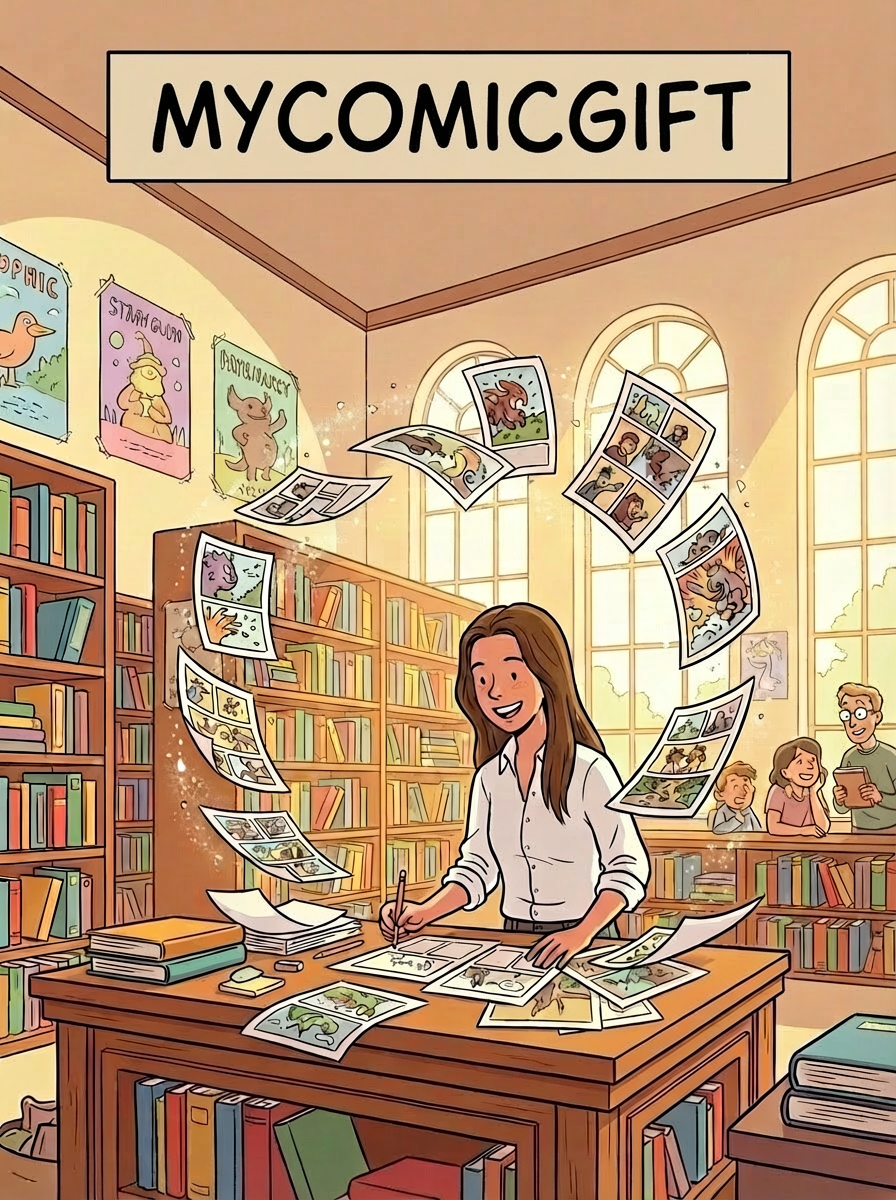 The Adventures of Gifty - Sample comic book cover