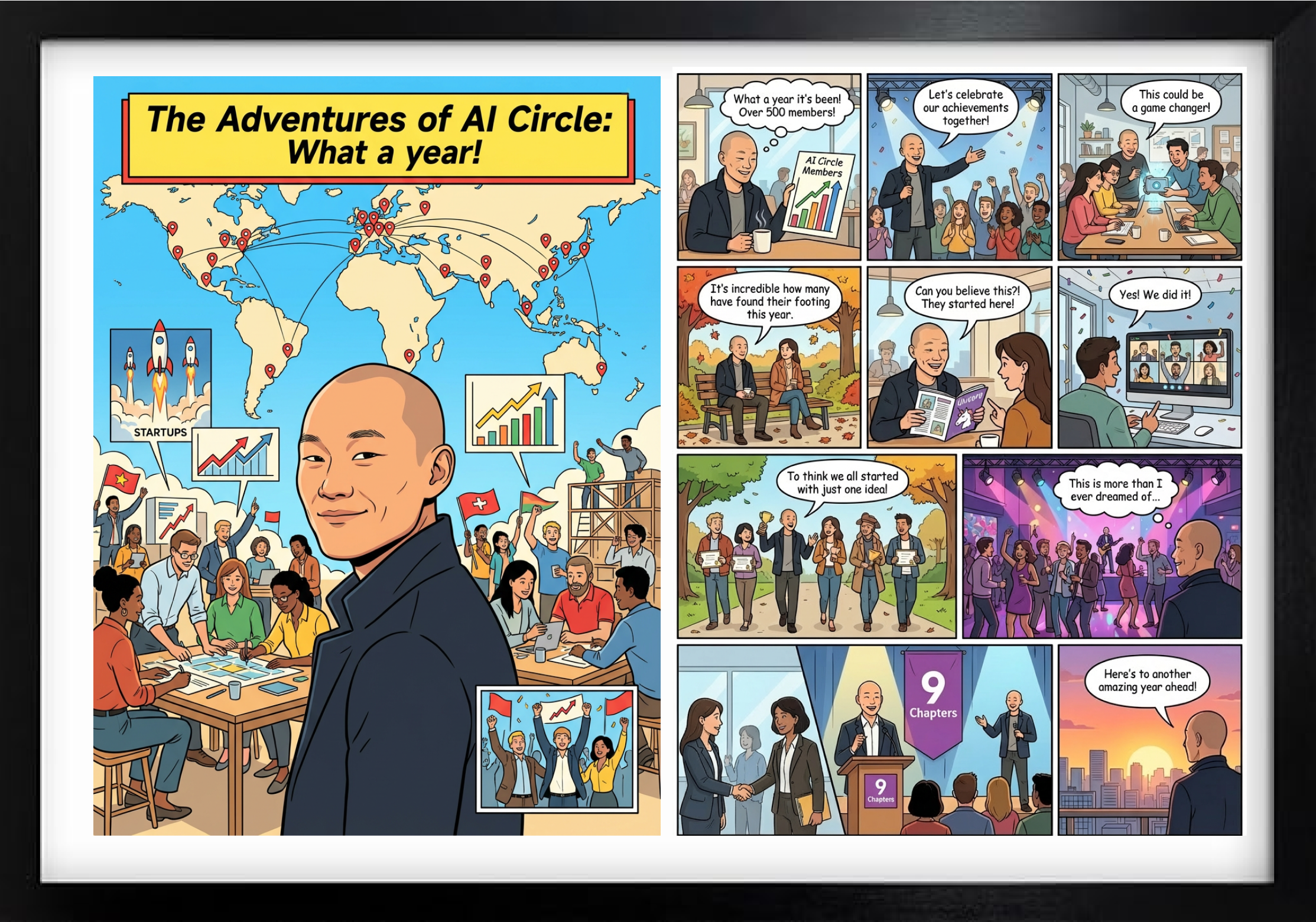 Quarterly Update, But Make It Visual: Comics for Company Storytelling